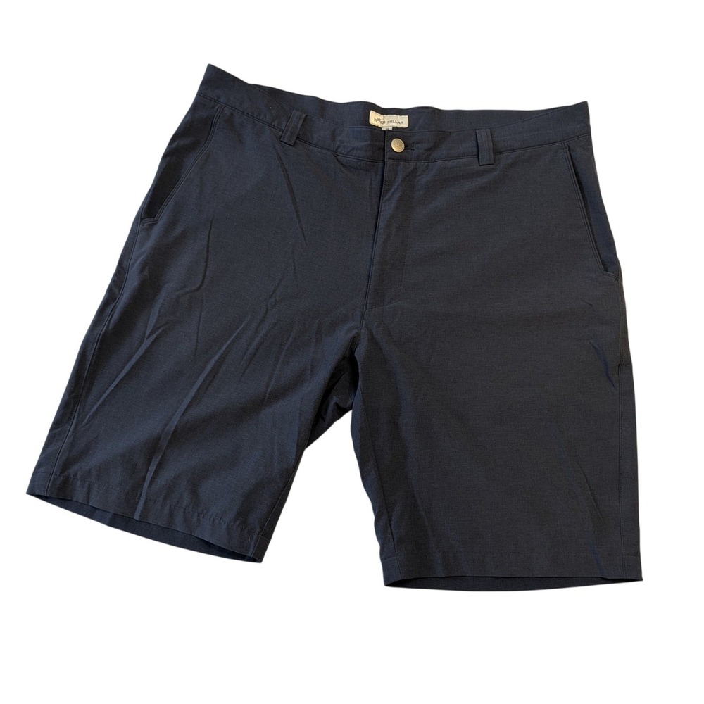 Peter Millar Crown Sport Shorts Mens 36 Navy Performance Golf 1897 Stretch